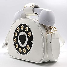 Working Blue Tooth TELEPHONE Shaped Satchel Bag