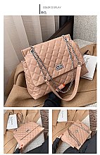 STYLISH QUILTED CHAIN STRAP SATCHEL