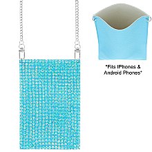 Glam Sparking Rhinestone Crossbody Cell Phone Bag