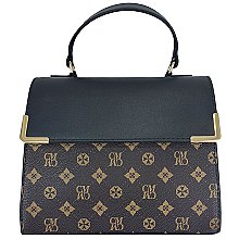 Trendy Monogram Top Handle Satchel