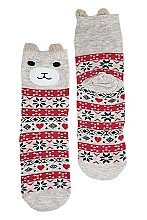 PACK OF 12 CHIC WINTER THEME ANIMAL SOCKS