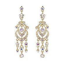 Classy Chandelier Rhinestone Earrings SLE1627