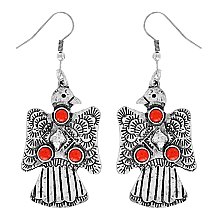 Stylish Western Turquoise Thunderbird Dangle Earring