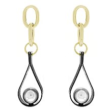 STYLISH METAL DANGLE EARRINGS