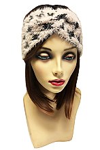 Pack of 12 Trendy Assorted Color Houndstooth Fashion Head Wrap