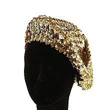 Sequins Covered French Beret