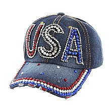 USA Fashion Denim Cap