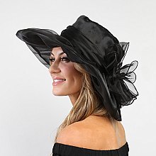 Elegant Organza Floppy EASTER / Church Hat