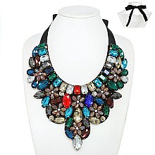 CAPTIVATING Costume Statement Chunky Collar Necklace