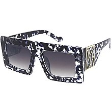 Bulk Frame Gold Detailed Temples Fashion Sunglasses