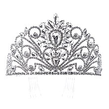 ELEGANT RHINESTONE BIG CROWN