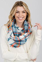 Pack of 12 Everyday Plaid Infinity Scarves