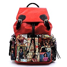 Collage Magazine Cover Backpack