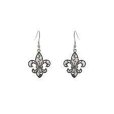 Trendy Fleur De Lis Hook Earring SLE1732