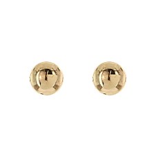 Fashionable 12mm Round Ball Post Earring SLE1752