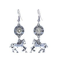 WESTERN THEME DANGLY EARRINGS