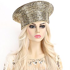 Fashion Crystal Covered Cogic Church Hat