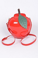 Shiny Apple Chain Clutch