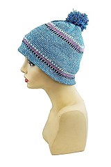 Pack of 12 (pieces) Assorted Fashionable Pom Pom Beanies