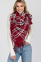 Pack of 12 Chic Assorted Color Fashion Scarf