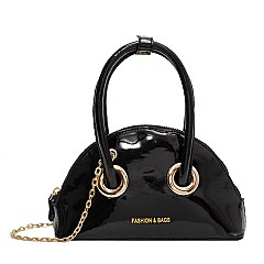 Patent Shiney Satchel / Shoulder Bag