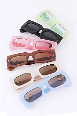 Pack of 12 Square Retro Iconic Sunglasses Set