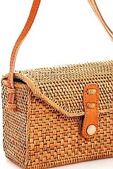 CLASSY CUTE STRAW WOVEN CROSSBODY BAG