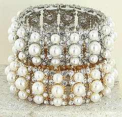 STONE WITH PEARL BRACELET