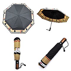 Plaid Check Auto Umbrella