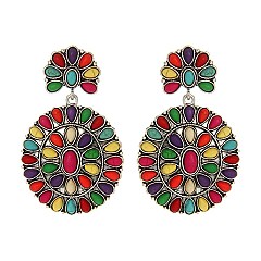 Fashionable Western Concho Tq Earring SLE1458