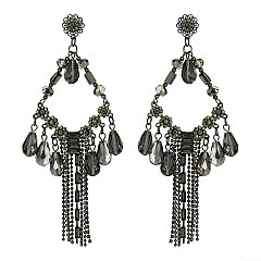 Trendy Fashion Earring W/ Chain Tassels SLE1869