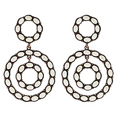 Fashionable Western Style Turquoise Earrings