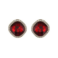 FASHIONABLE STONE POST EARRINGS