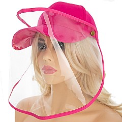 BASEBALL CAP W/ REMOVABLE FACE COVER