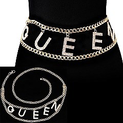 Stylish Queen Chain Belt