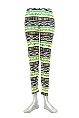 AZTEC TRIBAL PRINT HIGH WAIST WOMEN LEGGING FM-LG2867