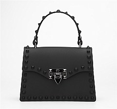 Luxury Rivet Studded Satchel Bag