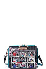 MY CLOSET PRINT CROSSBODY BAG BY Nicole Lee