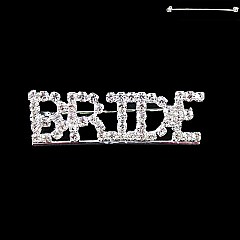 WEDDING "BRIDE" BROOCH PIN