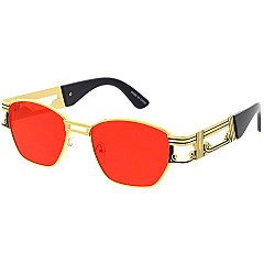 Pack of 12 Unique Greek Inspired Rectangular Sunglasses