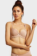 PACK OF 6 PIECES COMFY FULL CUP PLAIN BRA MUBR4081P6