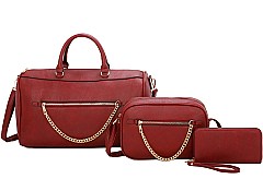 burgundy -handbags