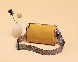 Cylinder Shape Guitar Strap Crossbody Bag
