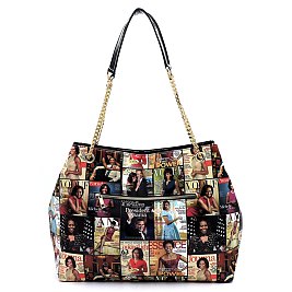 Collage Magazine Cover Tote Bag