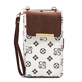 Pack of 3 Monogram Wallet Crossbody Cell Phone Case