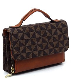 Monogram Mini Satchel / Crossbody Bag