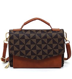 Monogram Mini Satchel - Crossbody Bag
