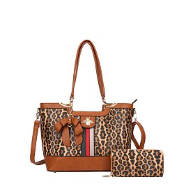 2-IN-1 BEE CHARM TOTE SET WITH WALLET