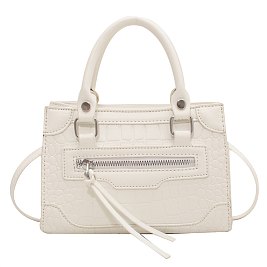 TRENDY CROC MINI SATCHEL WITH LONG STRAP