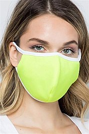 Reusable Yellow Cotton Mask